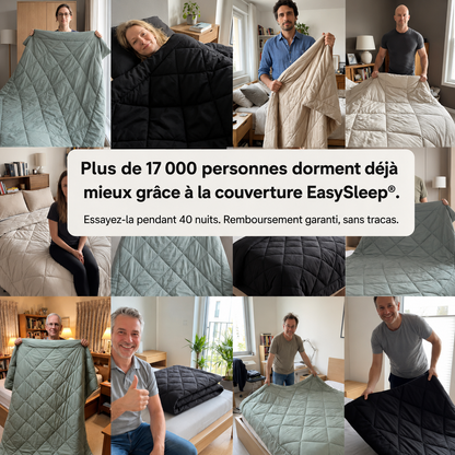 Couette EasySleep® 2-en-1, élimine le besoin de draps
